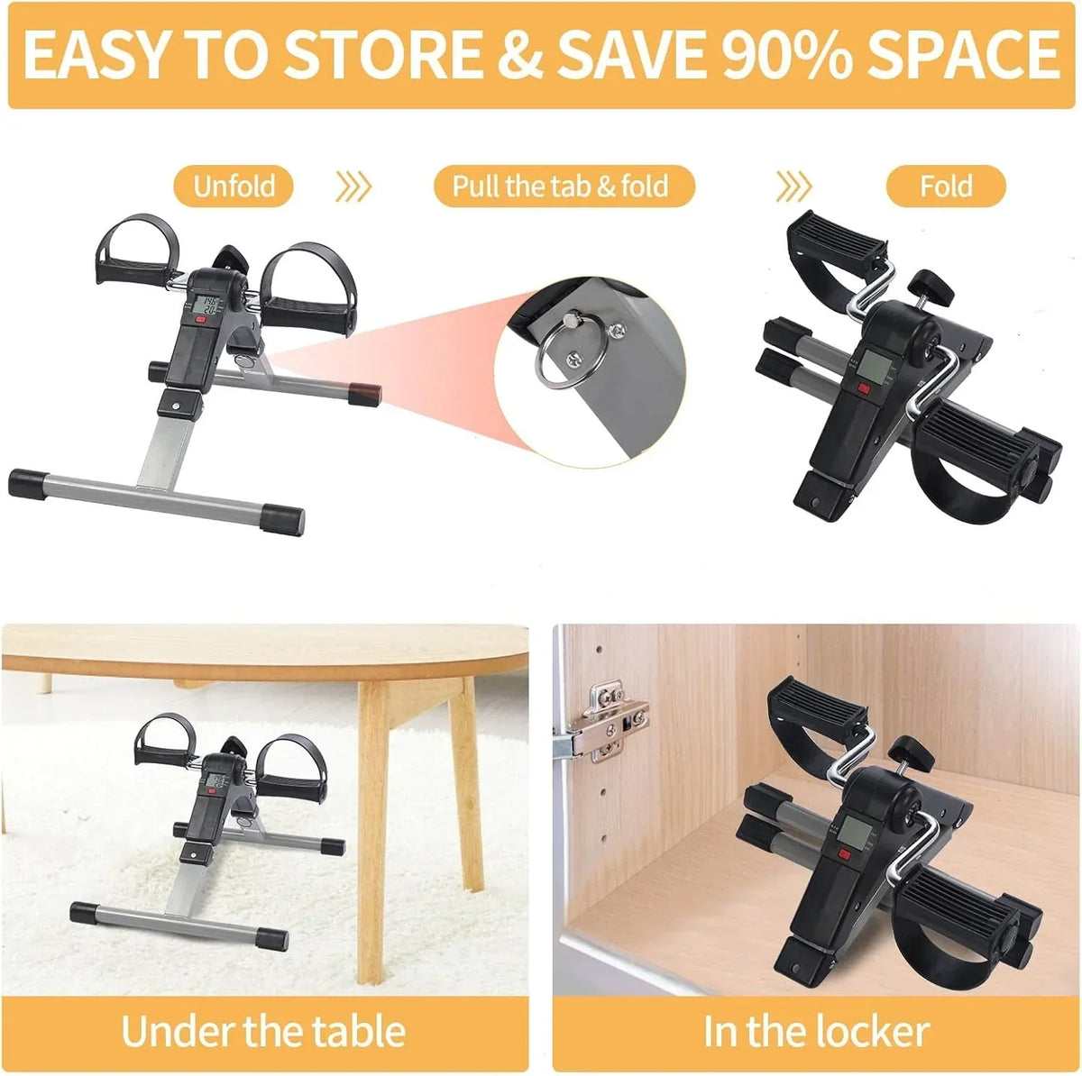 Mini digital Exercise Cycle