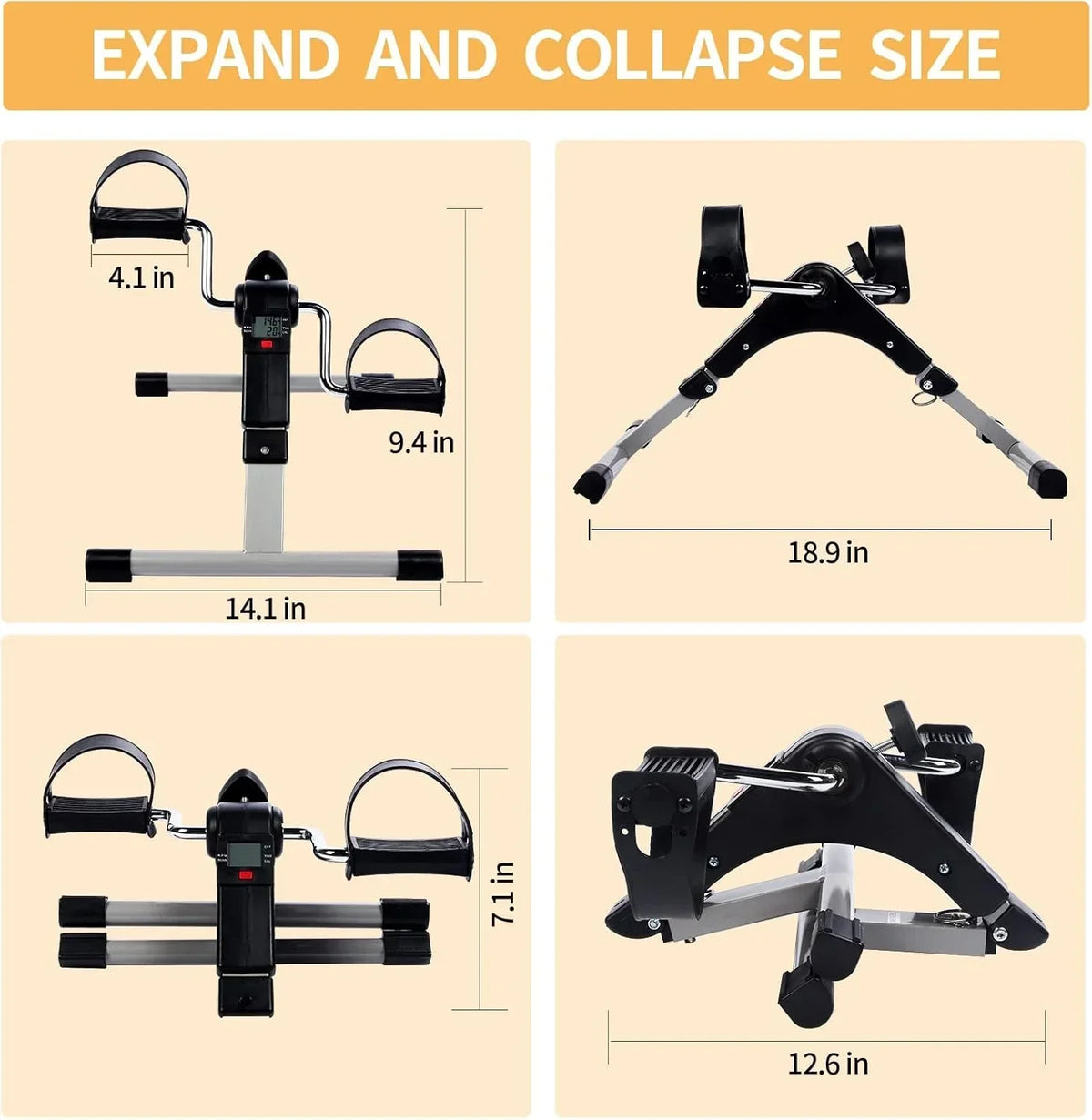 Mini digital Exercise Cycle