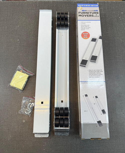 Adjustable Furniture Movers – Heavy Duty 2-Pack | Move Sofa, Fridge & Washing Machine Easily